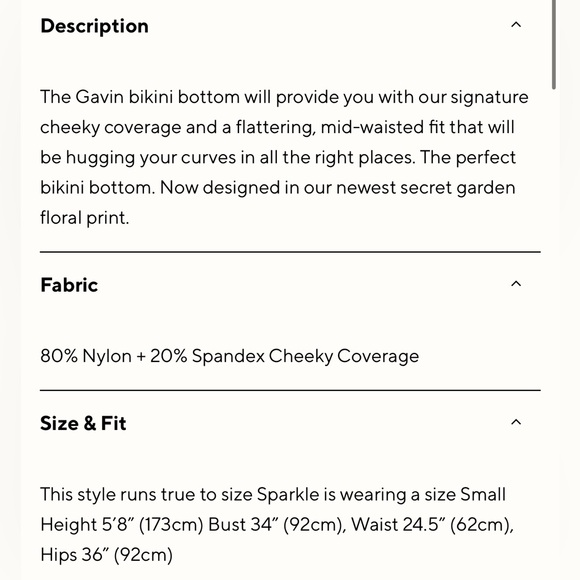 Frankie’s Bikinis Gavin Floral Cheeky Bikini Bottom - Picture 7 of 7